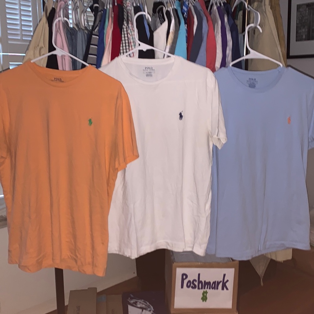 PAIR OF THREE Mens Polo Ralph Lauren Tees